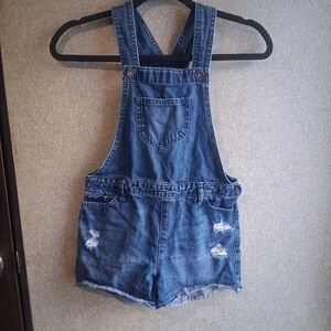 Girls Denim Overalls Shorts Size 8 The Childrens Place Sring Summer Classic